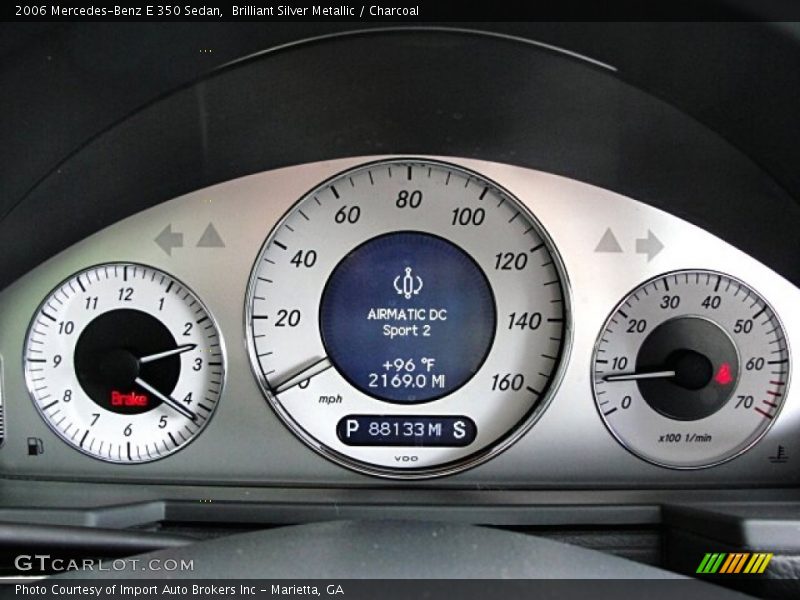 Brilliant Silver Metallic / Charcoal 2006 Mercedes-Benz E 350 Sedan