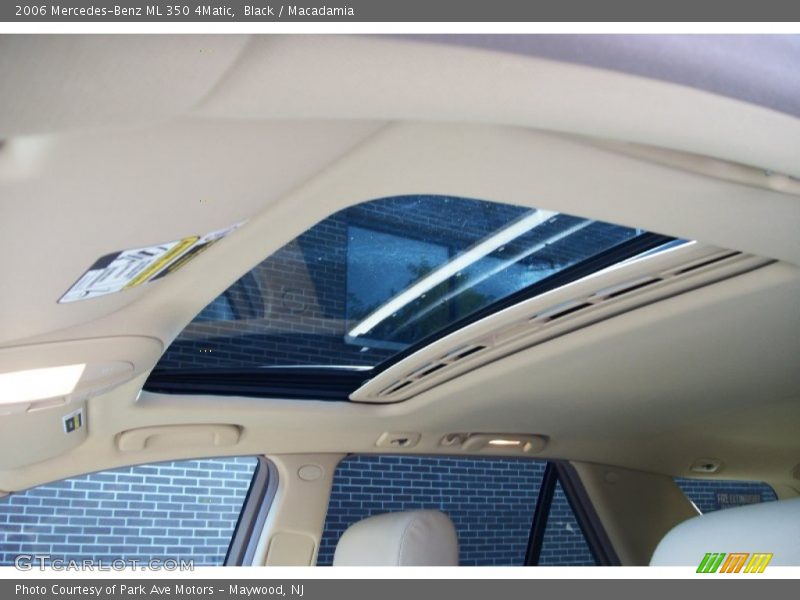 Black / Macadamia 2006 Mercedes-Benz ML 350 4Matic