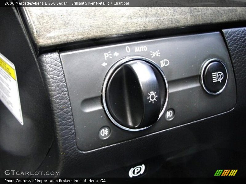 Brilliant Silver Metallic / Charcoal 2006 Mercedes-Benz E 350 Sedan