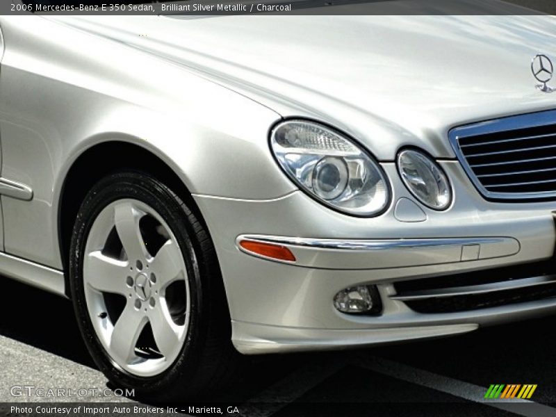 Brilliant Silver Metallic / Charcoal 2006 Mercedes-Benz E 350 Sedan