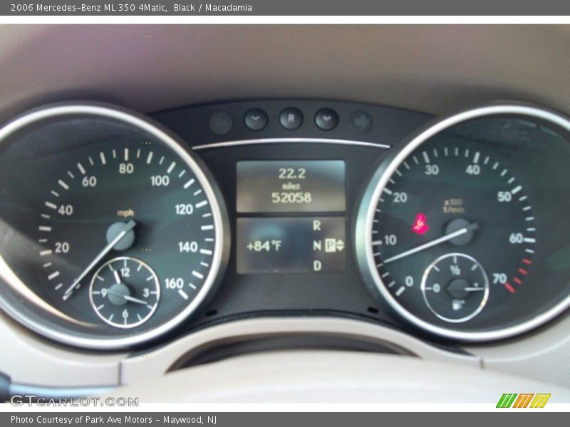 Black / Macadamia 2006 Mercedes-Benz ML 350 4Matic