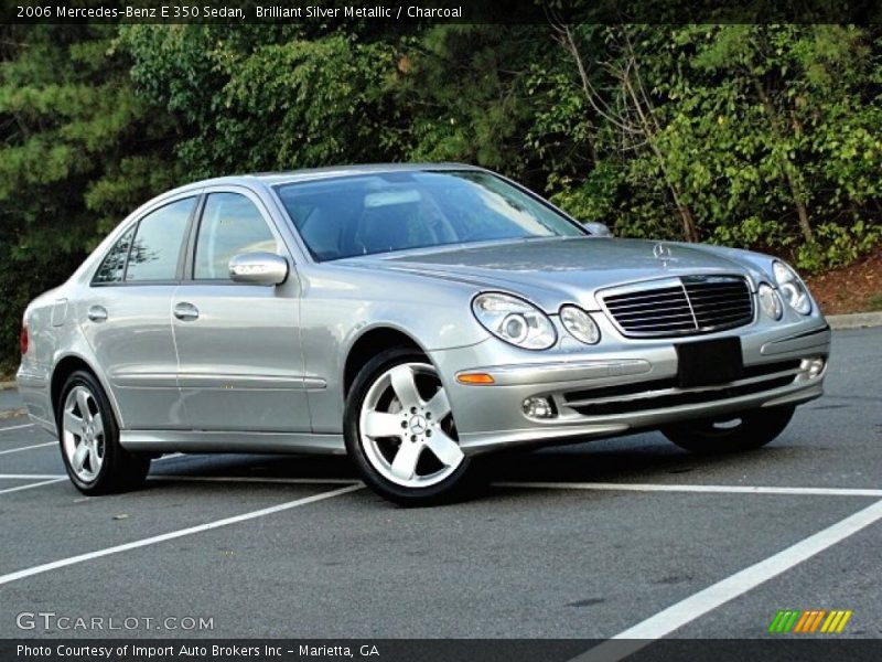 Brilliant Silver Metallic / Charcoal 2006 Mercedes-Benz E 350 Sedan