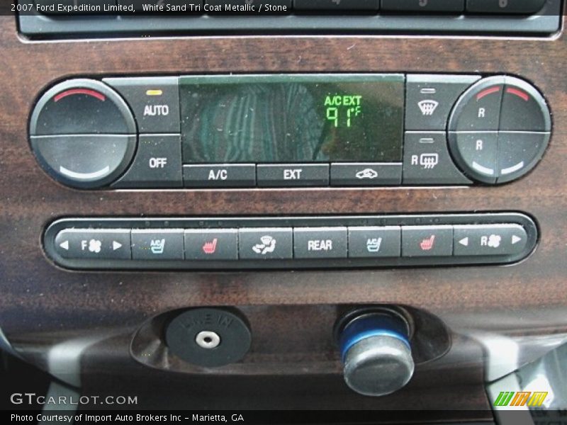 White Sand Tri Coat Metallic / Stone 2007 Ford Expedition Limited
