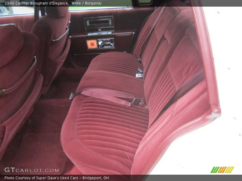 Rear Seat of 1990 Brougham d'Elegance