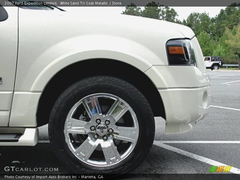 White Sand Tri Coat Metallic / Stone 2007 Ford Expedition Limited