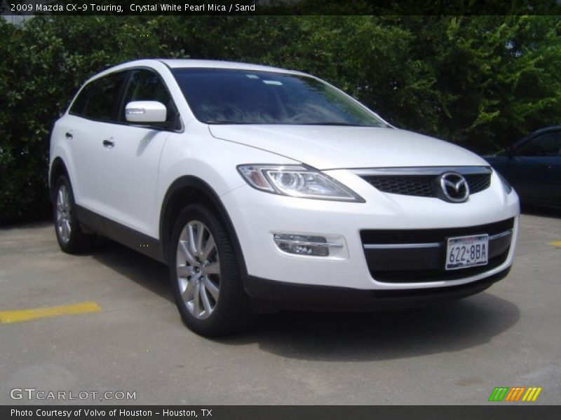 Crystal White Pearl Mica / Sand 2009 Mazda CX-9 Touring