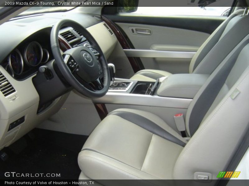 Crystal White Pearl Mica / Sand 2009 Mazda CX-9 Touring