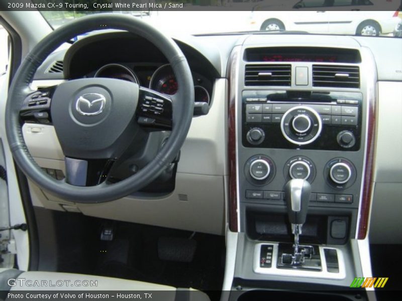 Crystal White Pearl Mica / Sand 2009 Mazda CX-9 Touring