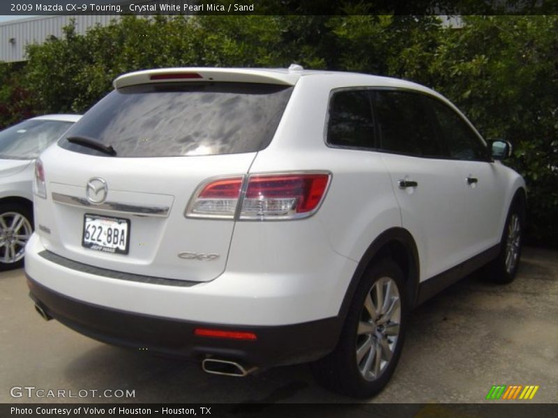 Crystal White Pearl Mica / Sand 2009 Mazda CX-9 Touring