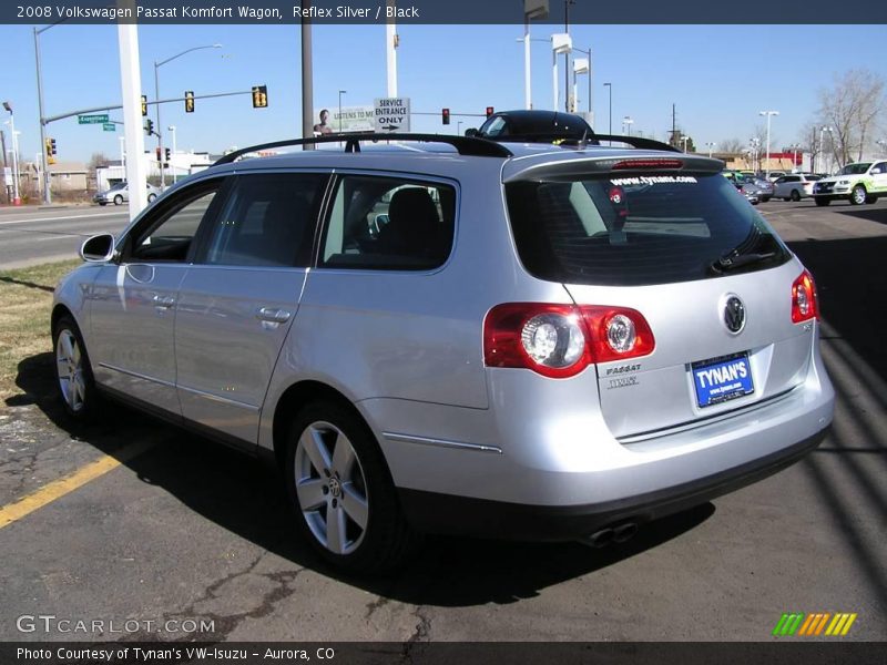 Reflex Silver / Black 2008 Volkswagen Passat Komfort Wagon