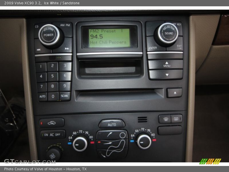 Audio System of 2009 XC90 3.2