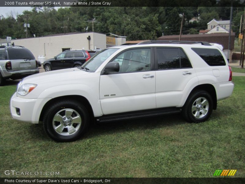 Natural White / Stone Gray 2008 Toyota 4Runner SR5 4x4