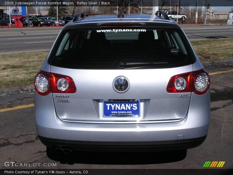 Reflex Silver / Black 2008 Volkswagen Passat Komfort Wagon