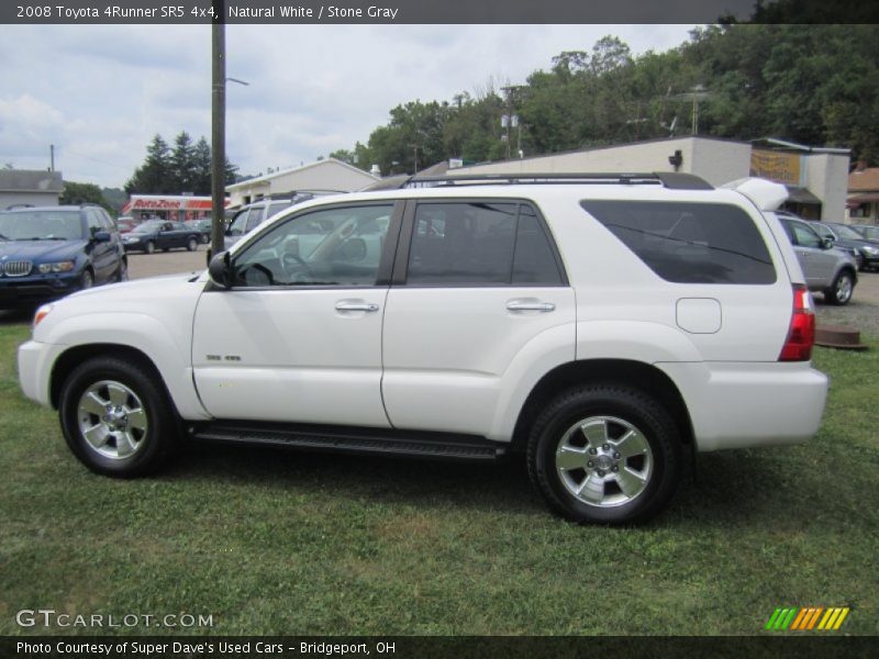Natural White / Stone Gray 2008 Toyota 4Runner SR5 4x4