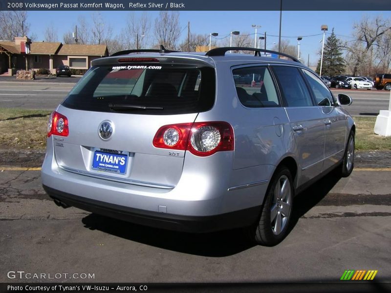 Reflex Silver / Black 2008 Volkswagen Passat Komfort Wagon