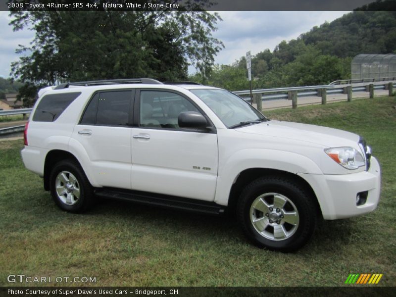 Natural White / Stone Gray 2008 Toyota 4Runner SR5 4x4