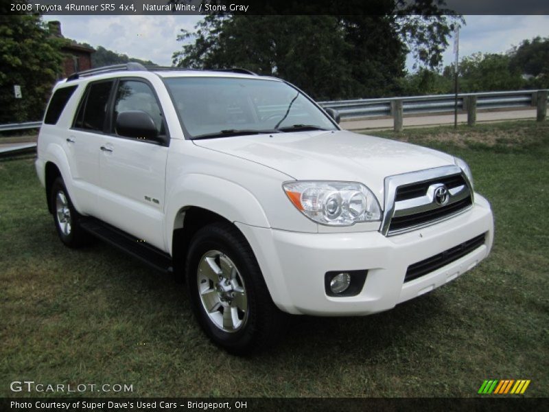 Natural White / Stone Gray 2008 Toyota 4Runner SR5 4x4