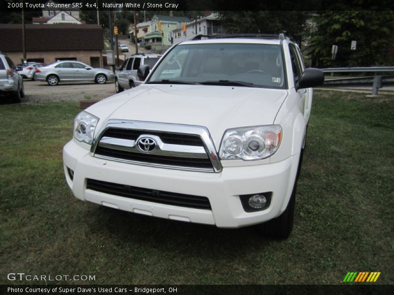 Natural White / Stone Gray 2008 Toyota 4Runner SR5 4x4