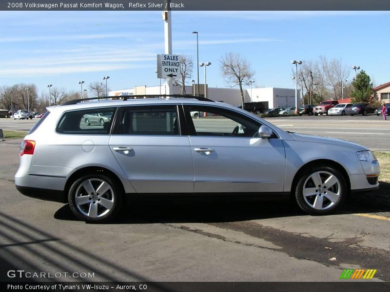 Reflex Silver / Black 2008 Volkswagen Passat Komfort Wagon