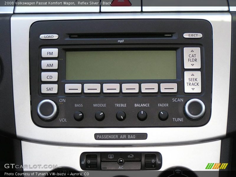 Reflex Silver / Black 2008 Volkswagen Passat Komfort Wagon