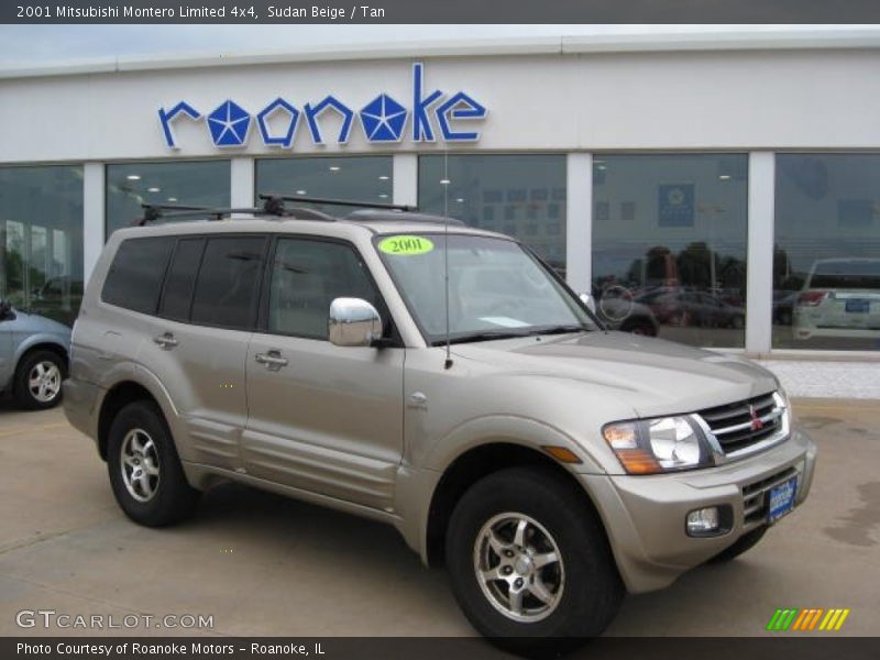 Sudan Beige / Tan 2001 Mitsubishi Montero Limited 4x4