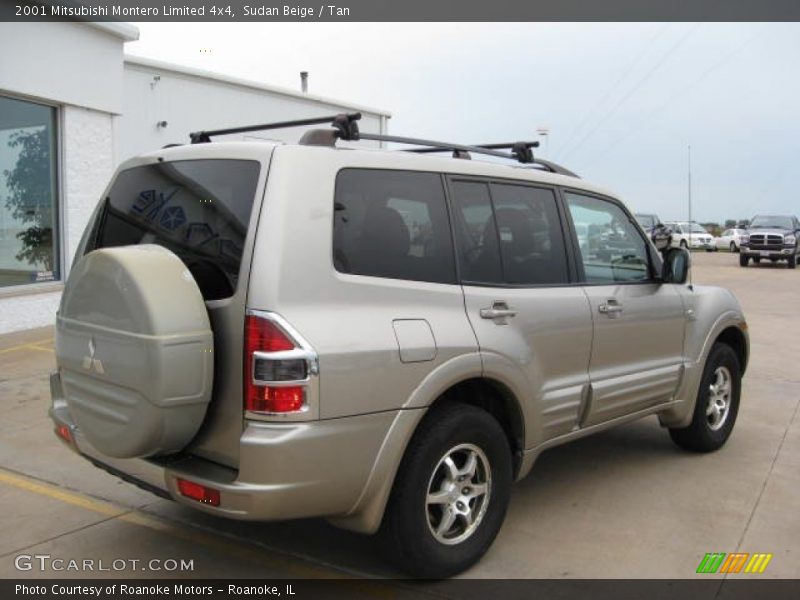 Sudan Beige / Tan 2001 Mitsubishi Montero Limited 4x4