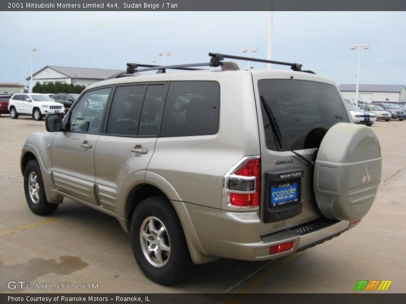 Sudan Beige / Tan 2001 Mitsubishi Montero Limited 4x4