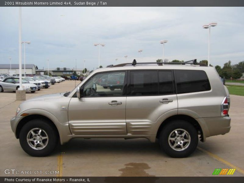 Sudan Beige / Tan 2001 Mitsubishi Montero Limited 4x4