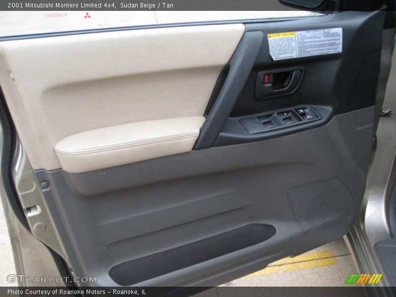 Sudan Beige / Tan 2001 Mitsubishi Montero Limited 4x4