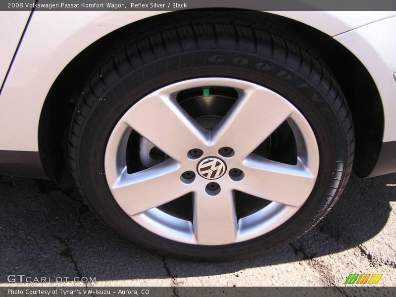 Reflex Silver / Black 2008 Volkswagen Passat Komfort Wagon