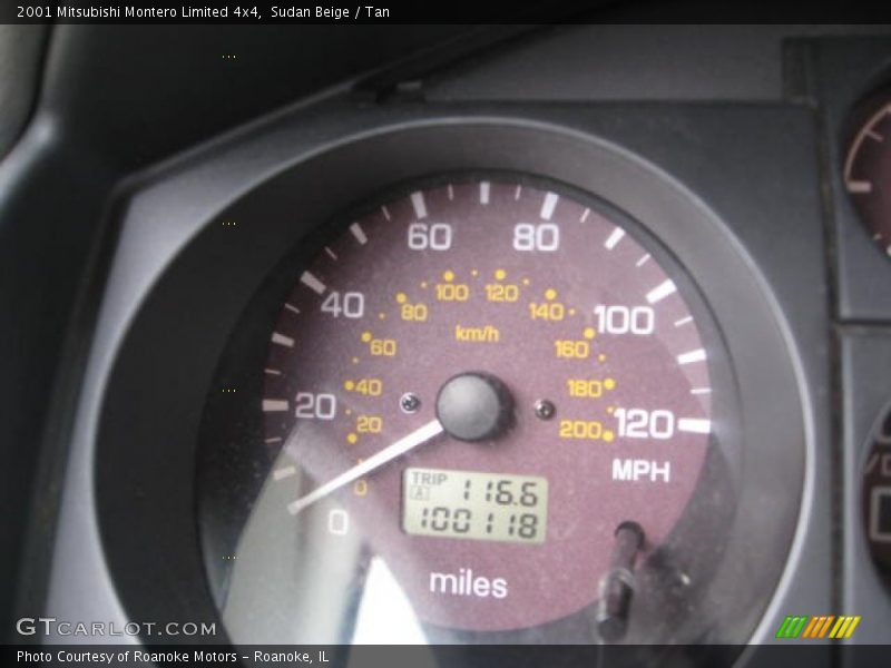 Sudan Beige / Tan 2001 Mitsubishi Montero Limited 4x4