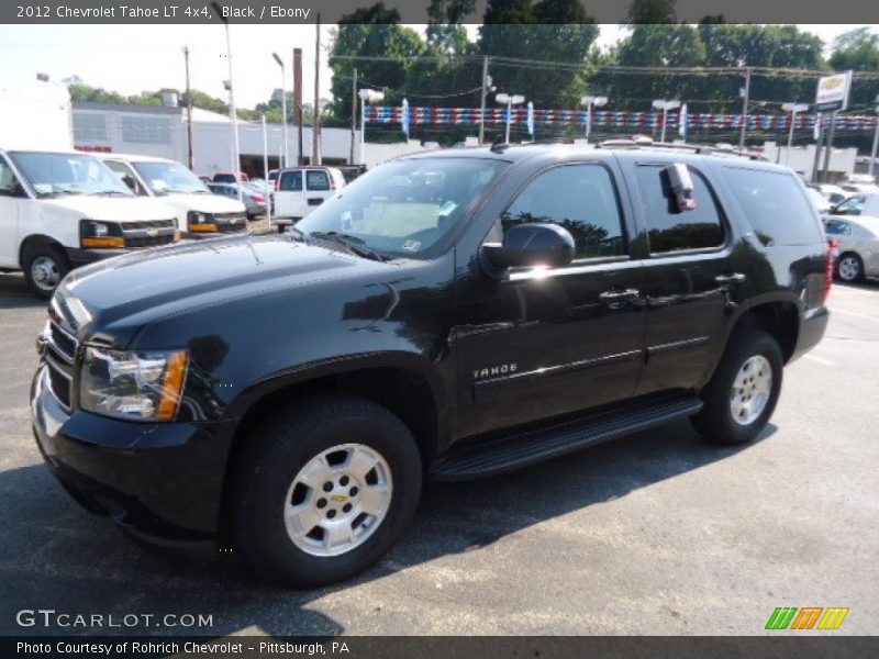 Black / Ebony 2012 Chevrolet Tahoe LT 4x4