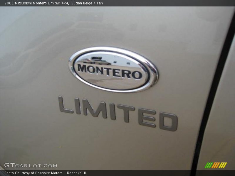 Sudan Beige / Tan 2001 Mitsubishi Montero Limited 4x4