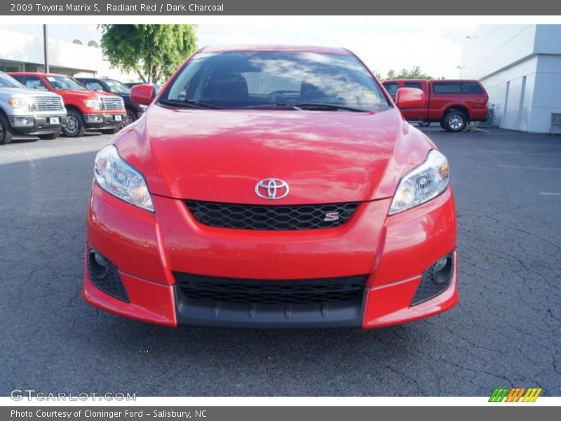 Radiant Red / Dark Charcoal 2009 Toyota Matrix S