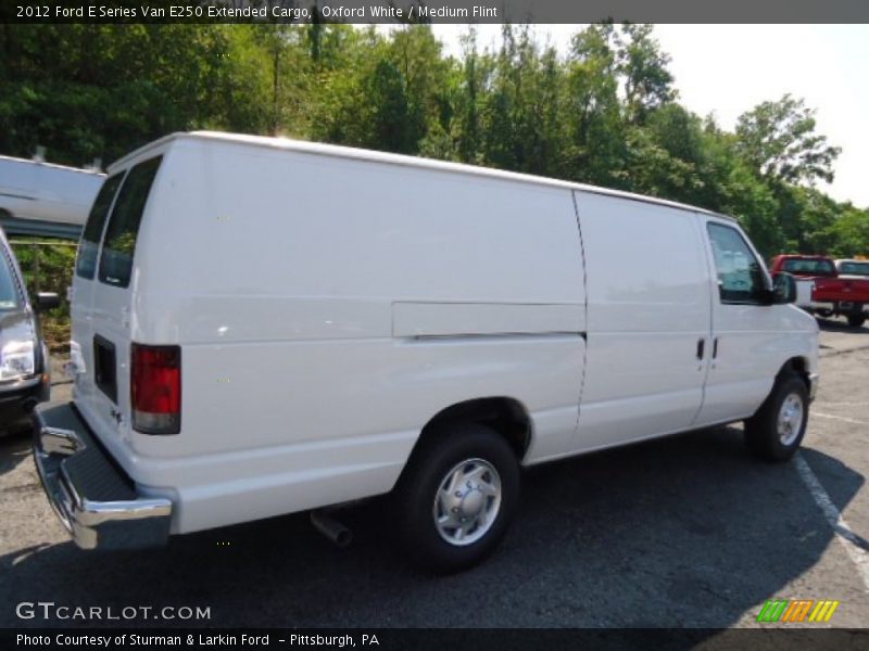 Oxford White / Medium Flint 2012 Ford E Series Van E250 Extended Cargo
