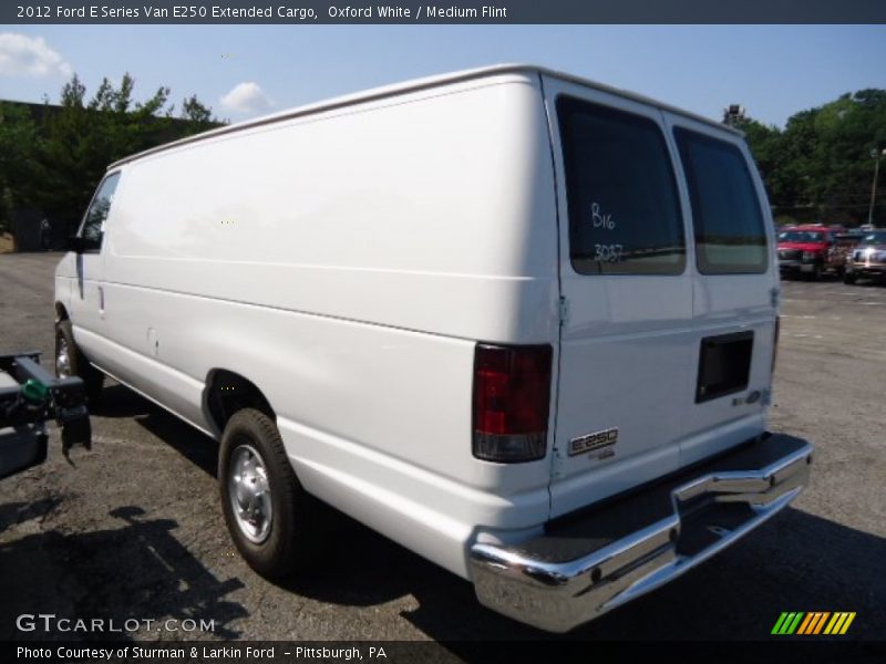 Oxford White / Medium Flint 2012 Ford E Series Van E250 Extended Cargo