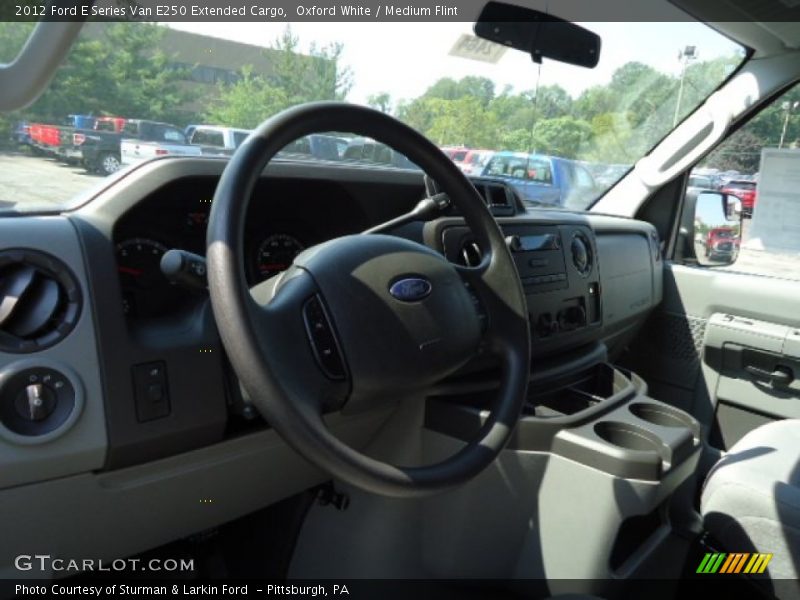Oxford White / Medium Flint 2012 Ford E Series Van E250 Extended Cargo