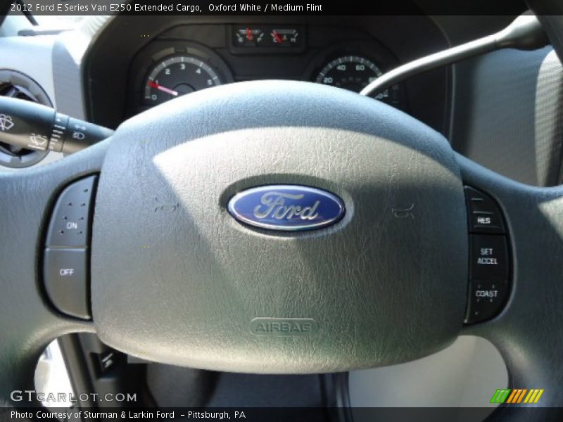 Oxford White / Medium Flint 2012 Ford E Series Van E250 Extended Cargo