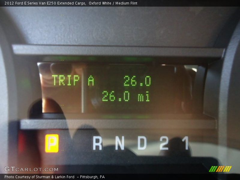 Oxford White / Medium Flint 2012 Ford E Series Van E250 Extended Cargo