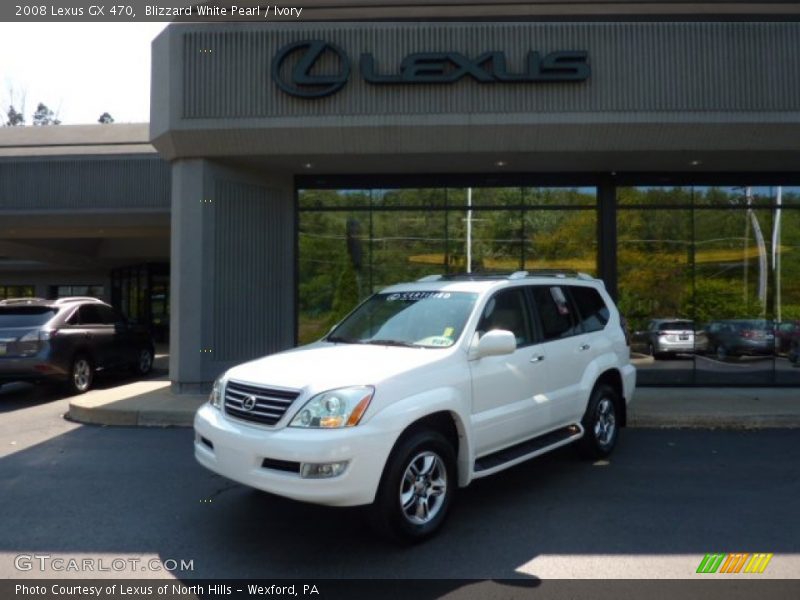 Blizzard White Pearl / Ivory 2008 Lexus GX 470