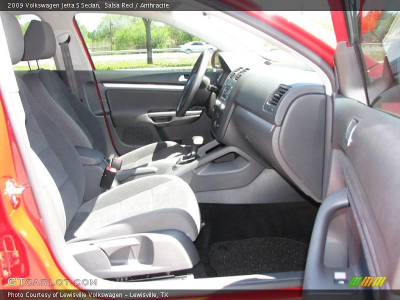 Salsa Red / Anthracite 2009 Volkswagen Jetta S Sedan