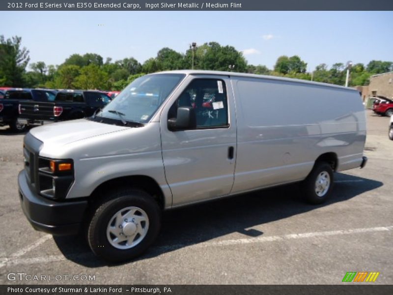 Ingot Silver Metallic / Medium Flint 2012 Ford E Series Van E350 Extended Cargo