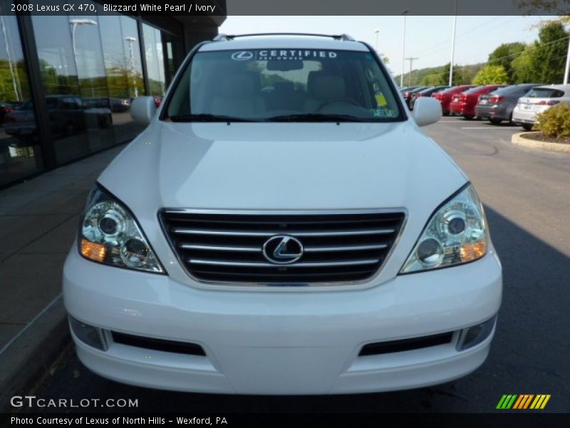 Blizzard White Pearl / Ivory 2008 Lexus GX 470
