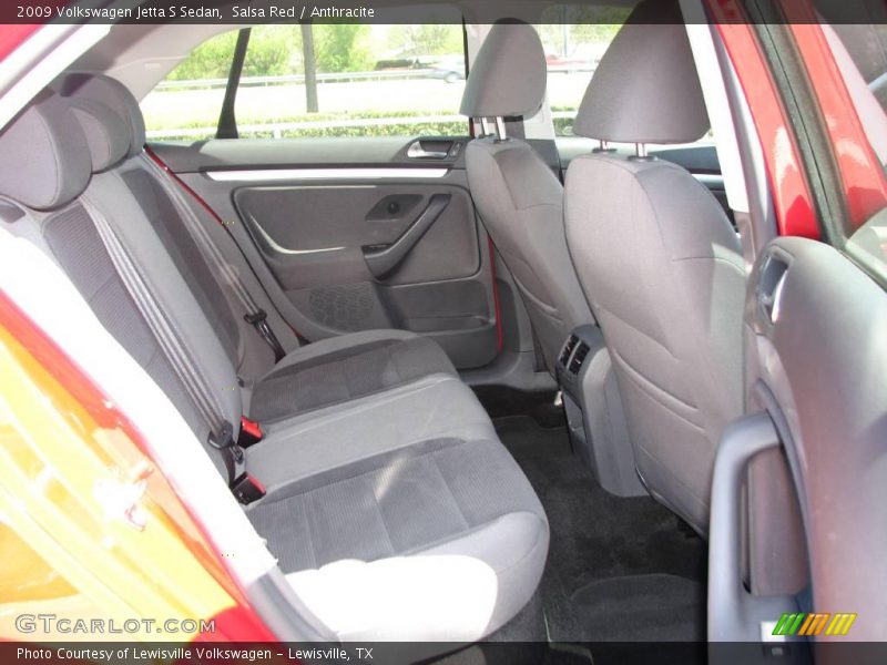 Salsa Red / Anthracite 2009 Volkswagen Jetta S Sedan