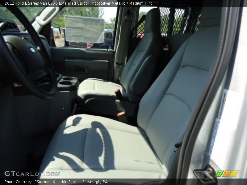 Ingot Silver Metallic / Medium Flint 2012 Ford E Series Van E350 Extended Cargo