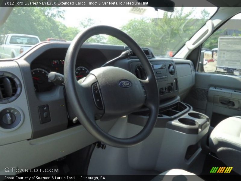 Ingot Silver Metallic / Medium Flint 2012 Ford E Series Van E350 Extended Cargo