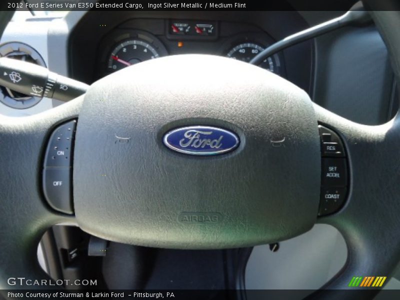 Ingot Silver Metallic / Medium Flint 2012 Ford E Series Van E350 Extended Cargo