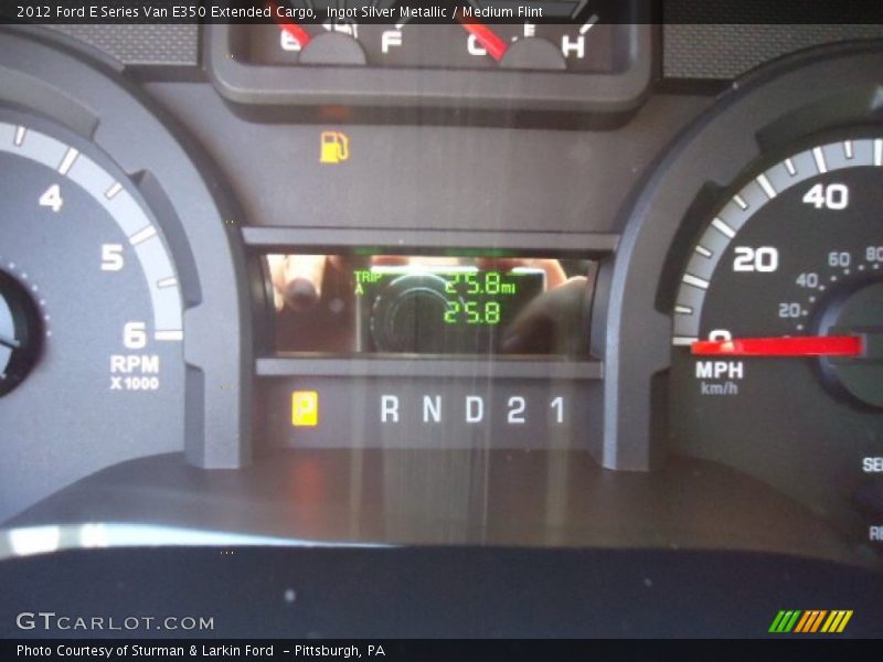 Ingot Silver Metallic / Medium Flint 2012 Ford E Series Van E350 Extended Cargo
