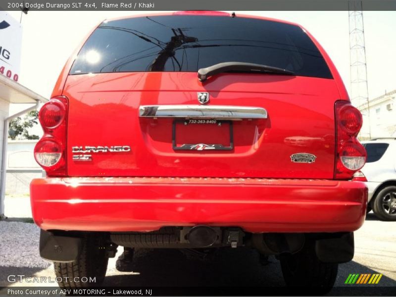 Flame Red / Khaki 2004 Dodge Durango SLT 4x4