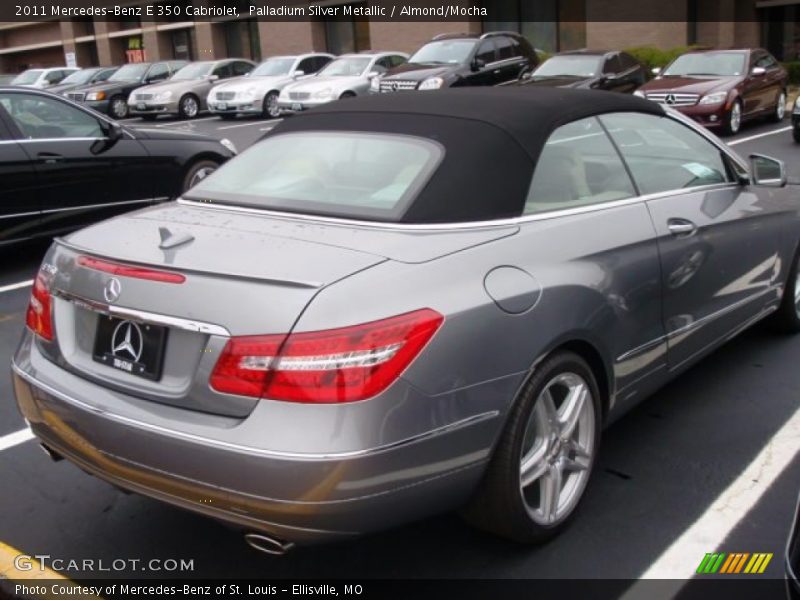 Palladium Silver Metallic / Almond/Mocha 2011 Mercedes-Benz E 350 Cabriolet